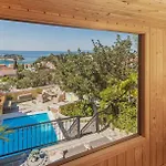 Vilă Exquisite With Heated Pool, Sauna, Breathtaking Landscape & Panoramic Views In Banjol *