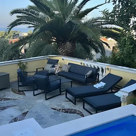 Exquisite With Heated Pool, Sauna, Breathtaking Landscape & Panoramic Views In Banjol Vila *