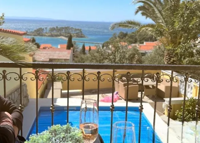 Exquisite With Heated Pool, Sauna, Breathtaking Landscape & Panoramic Views In Banjol